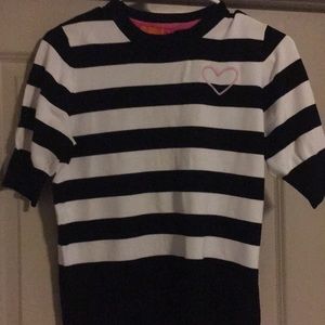 Black and white sweater